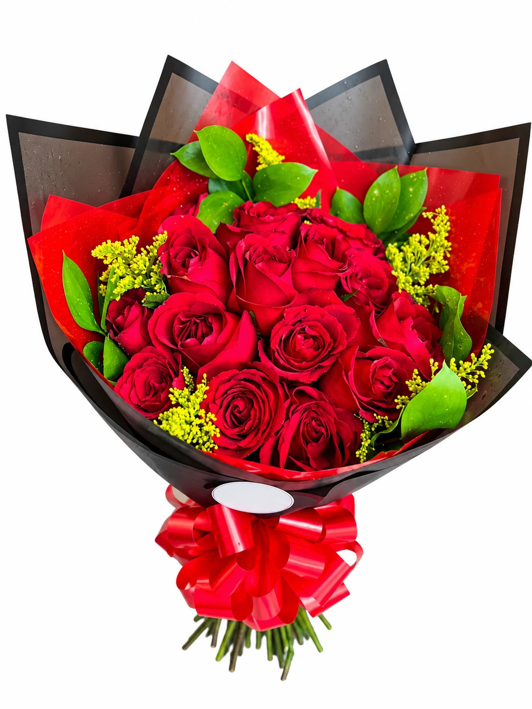 Buquê 25 rosas importadas luxo