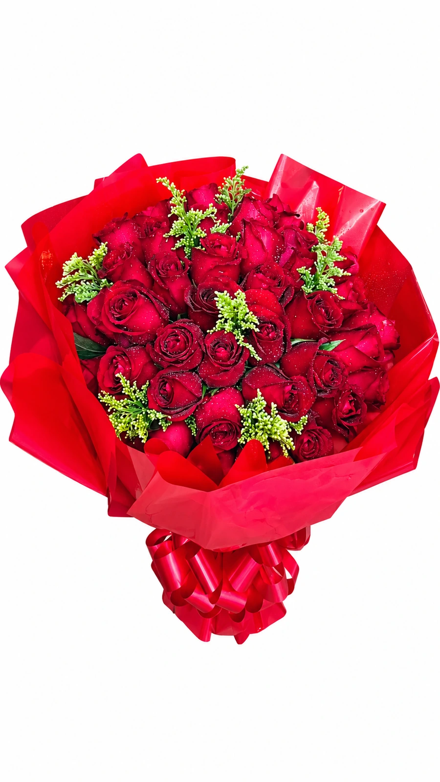 Buquê 50 rosas nacionais