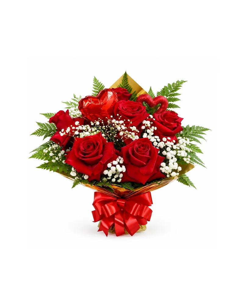 Buquê de Rosas Colombianas Vermelhas