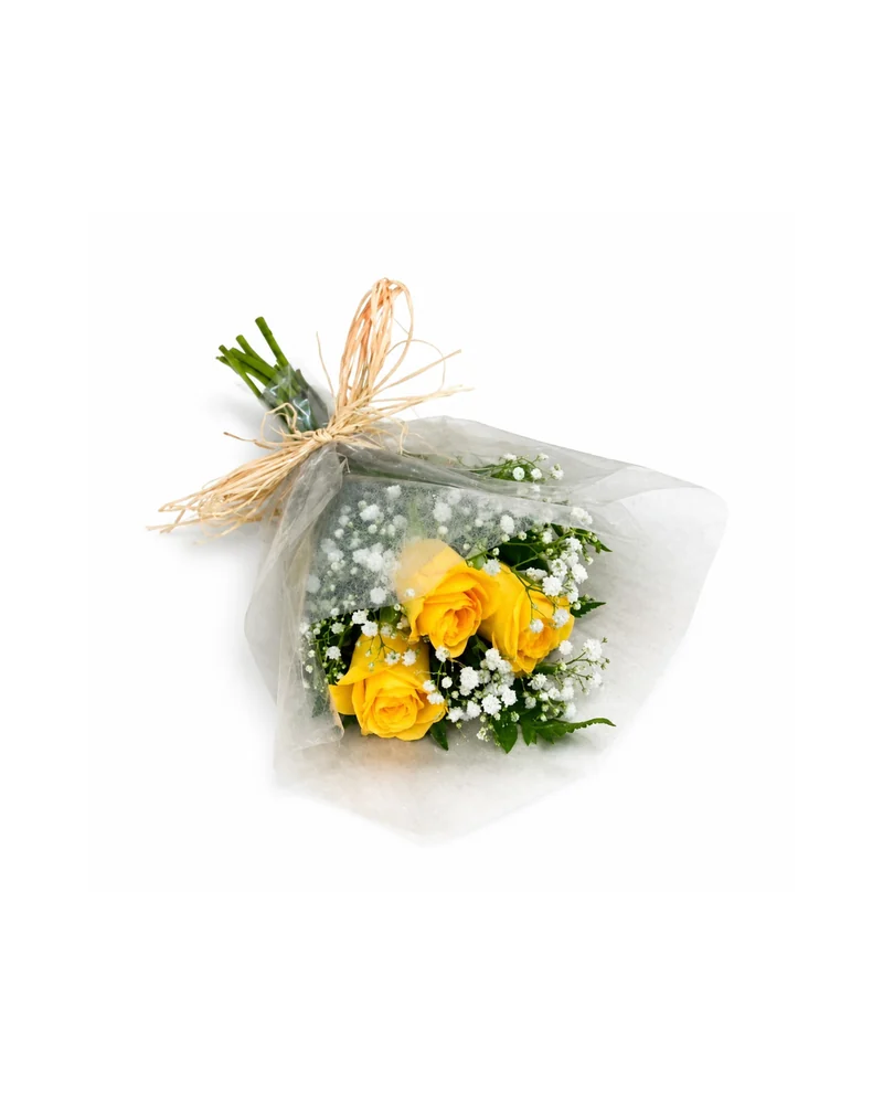 Buquê Delicado de Flores Amarelas